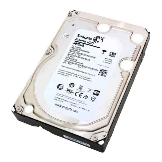 Seagate ST6000AS0002 Product Manual