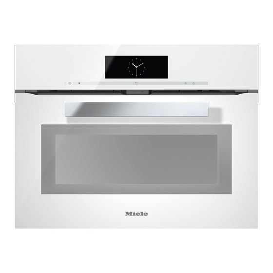 Miele h 6800 bp Operating And Installation Instructions