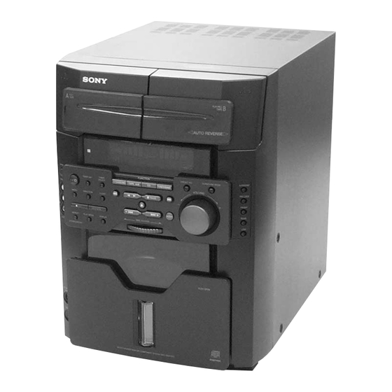 Sony HCD-MG510AV Service Manual