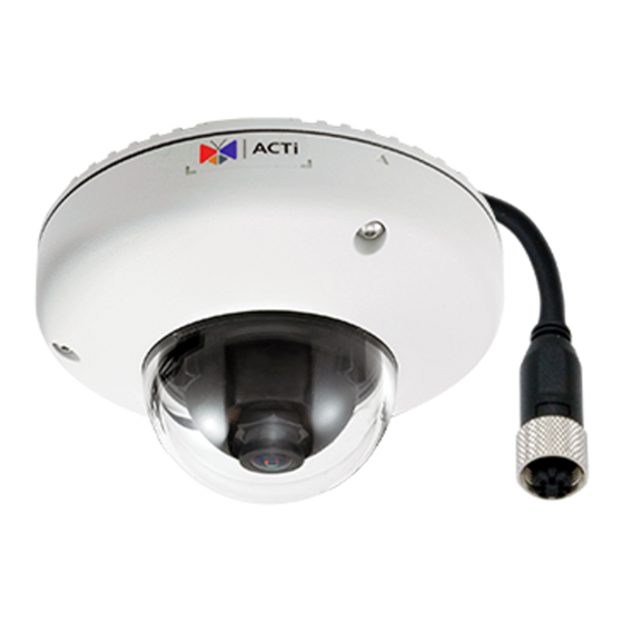 ACTi E918 Hardware Manual