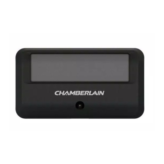 Chamberlain 950ESTD Quick Start Manual