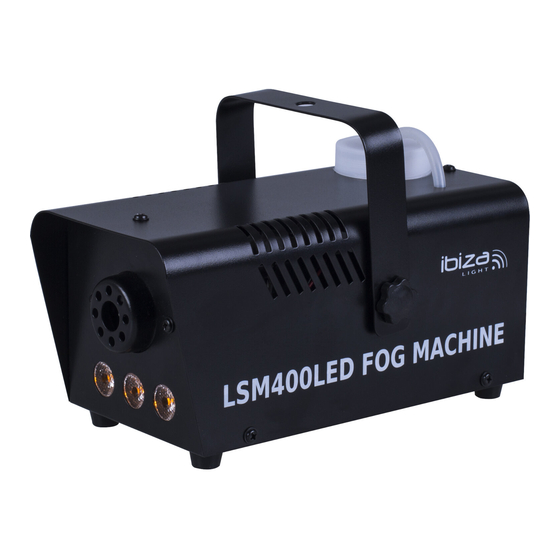 Ibiza LSM400LED-BK Instruction Manual