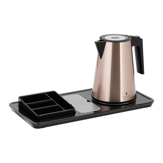 Royal Catering RC-HKS03 Tea Kettle Tray Manuals