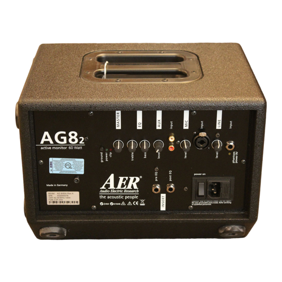 AER AG 82 Manuals