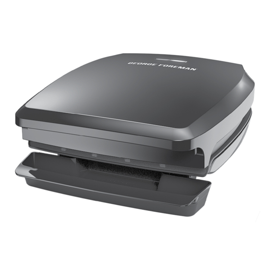 George Foreman GR340 Series Use And Care Manual