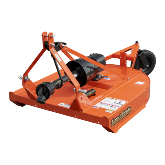 Land Pride RCR1548 Operator's Manual