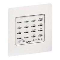 AMX PRO-DP16 DECOR PROLINK FLUSH MOUNT KEYPAD PANEL Instruction Manual