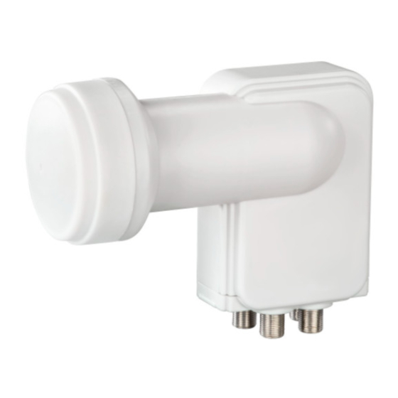 Hama Quad Switch LNB Operating Instructions Manual