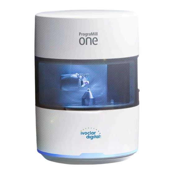 Ivoclar digital PrograMill One Operating Instructions Manual