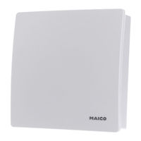 Maico 0151.0401 Installation And Operating Instructions Manual