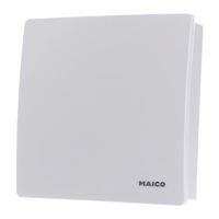 Maico AE 15/1 Installation And Operating Instructions Manual