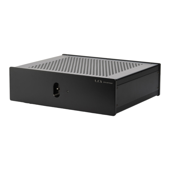 Linear Tube Audio ZOTL ULTRALINEAR User Manual