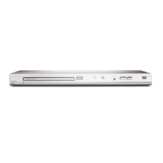 Philips DVP3110 Service Manual