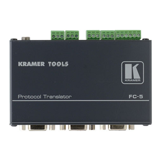 Kramer FC-5 User Manual