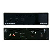 Crestron MP-AMP40-70V Operations & Installation Manual