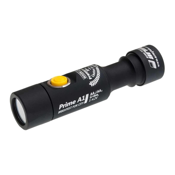 Armytek Prime A1 User Manual