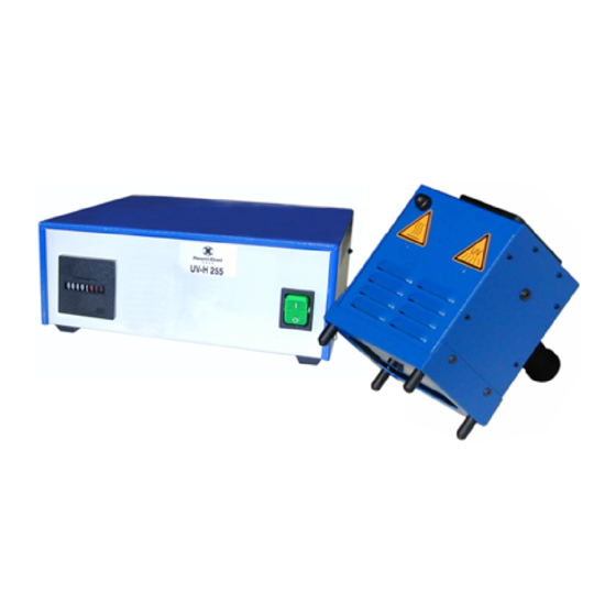 Panacol-Elosol UV-H 255 Operating Manual