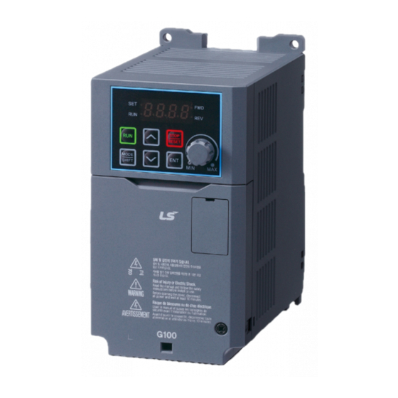 LSIS G100 Installation Quick Manual