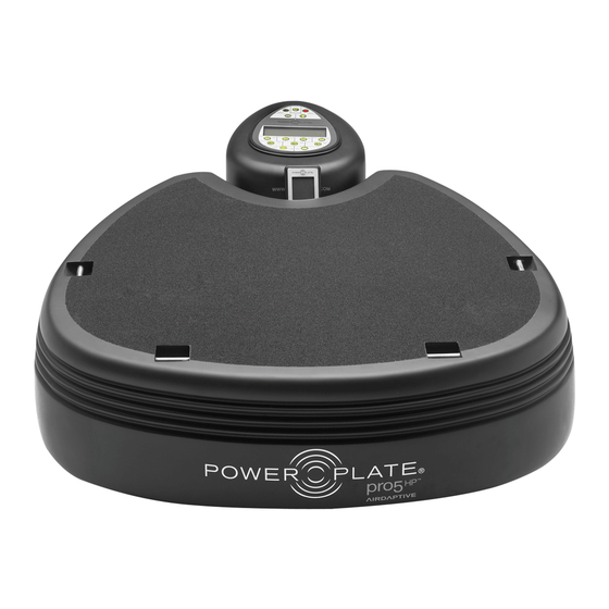Power Plate pro5HP Instructions For Use Manual