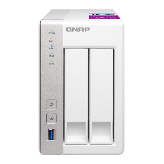 QNAP TS 31P2 Series Storage Manuals