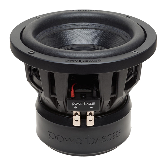 PowerBass 3XL-810D Application Manual