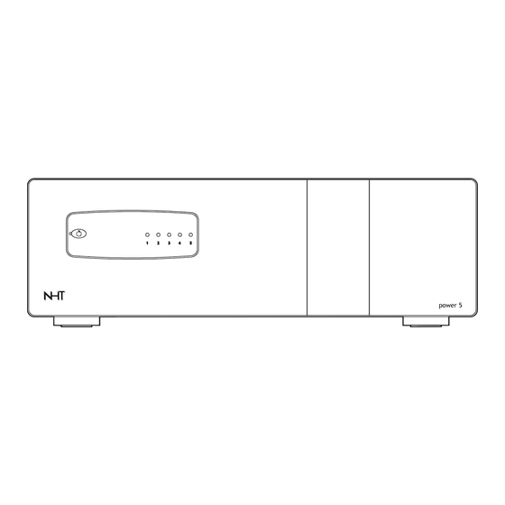 NHT Power5 User Manual