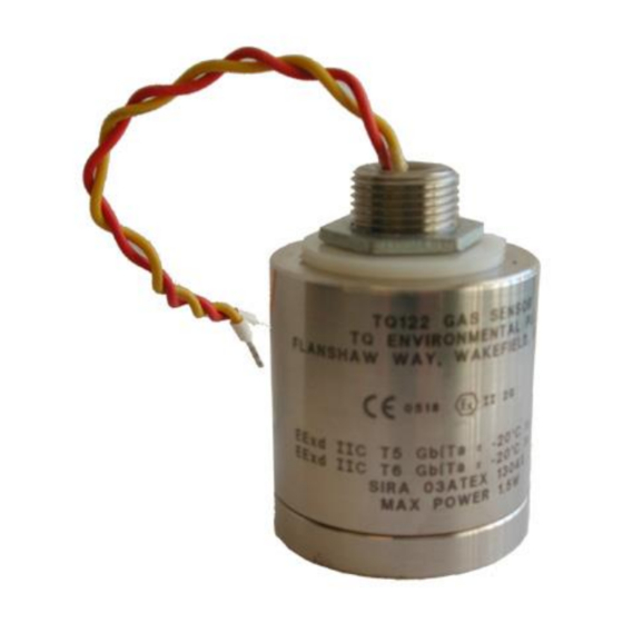TQ Environmental TQ122 Gas Sensor Manuals