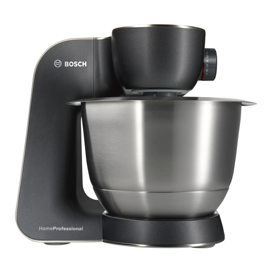 Bosch Home Professional MUM57 Series Instructions Manual