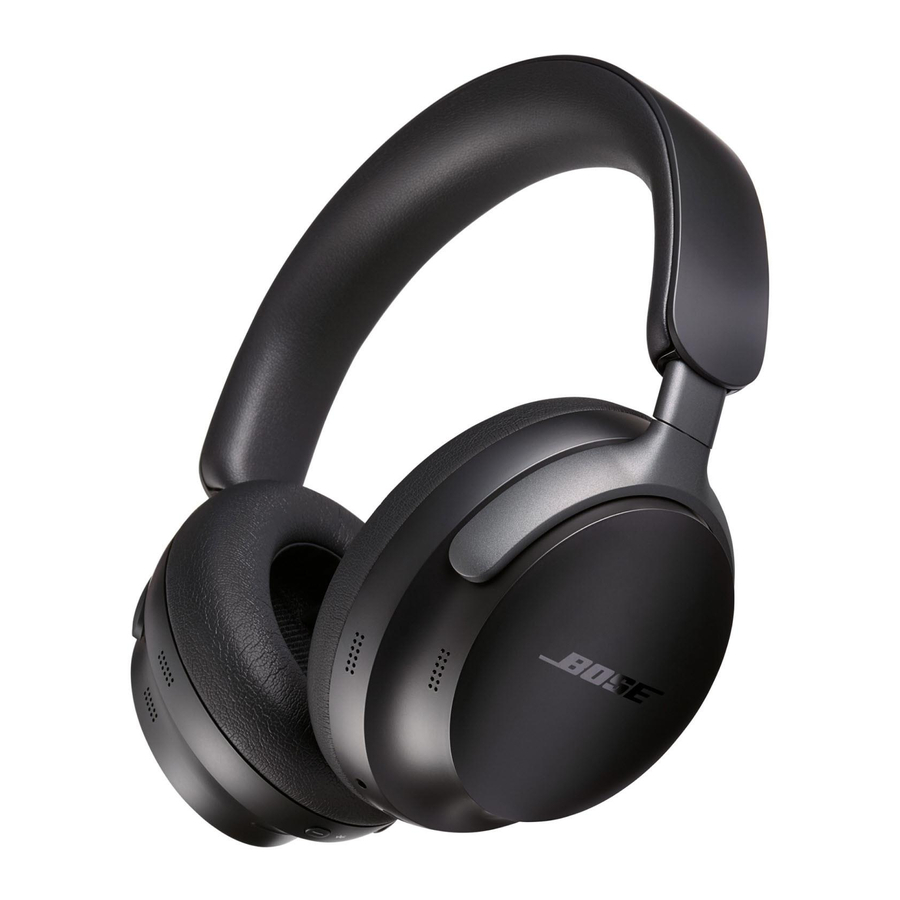 Bose QuietComfort Ultra Headphones - Wireless Noise Cancelling Headphones Manual