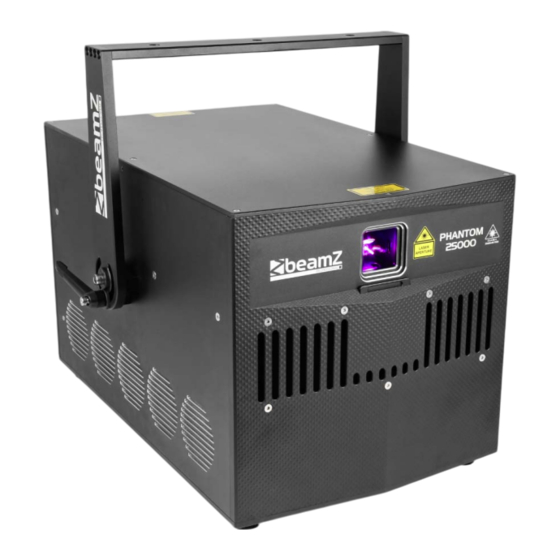 Beamz professional Phantom 25000 Pure Diode Instruction Manual