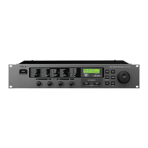Sony DPS-V55 Operating Instructions Manual