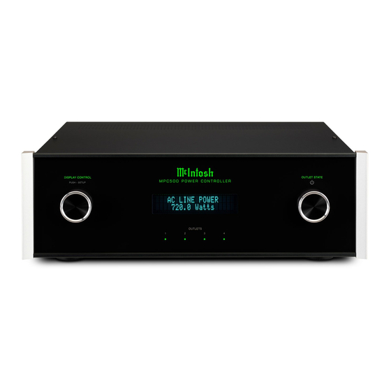 McIntosh MPC500 Service Manual