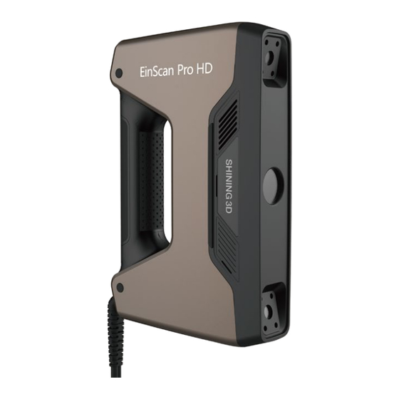 Shining 3D EinScan Pro Series Manual