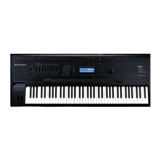 Kurzweil K2500 - PERFORMANCE GUIDE REV F PART NUMBER 910251 CHAP 14 Function Manual