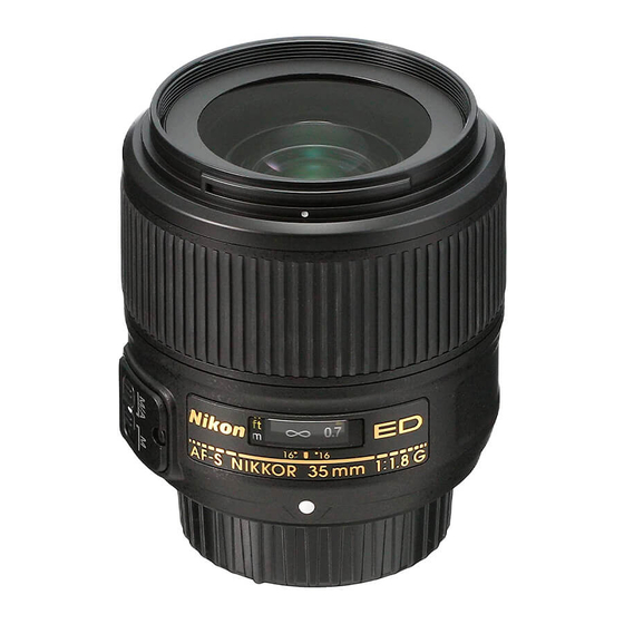 Nikon AF-S DX NIKKOR Specifications