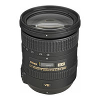 Nikon AF-S DX VR Zoom-Nikkor 18-200mm f/3.5-5.6G IF-ED User Manual