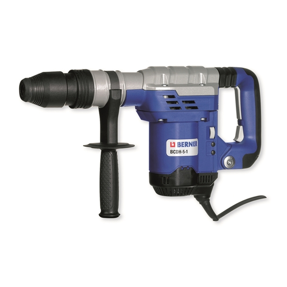 Berner BCDH-5-1 Instruction Manual