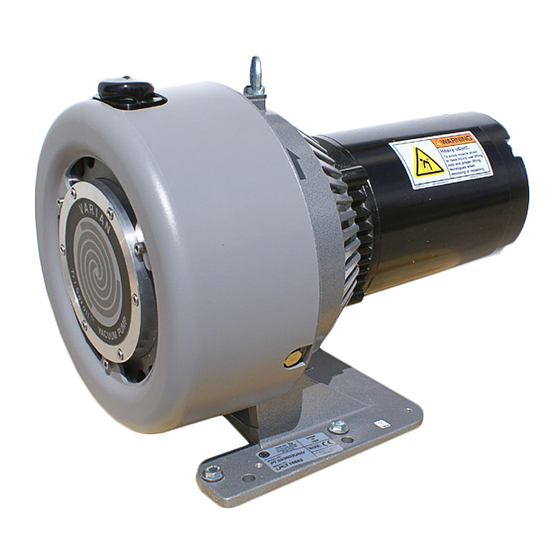 Varian triscroll 600 Installation And Operation Manual