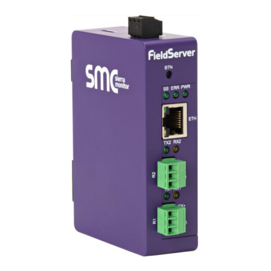 SMC Networks FieldServer FS-QS-2X10 Quickserver Start-Up Manual