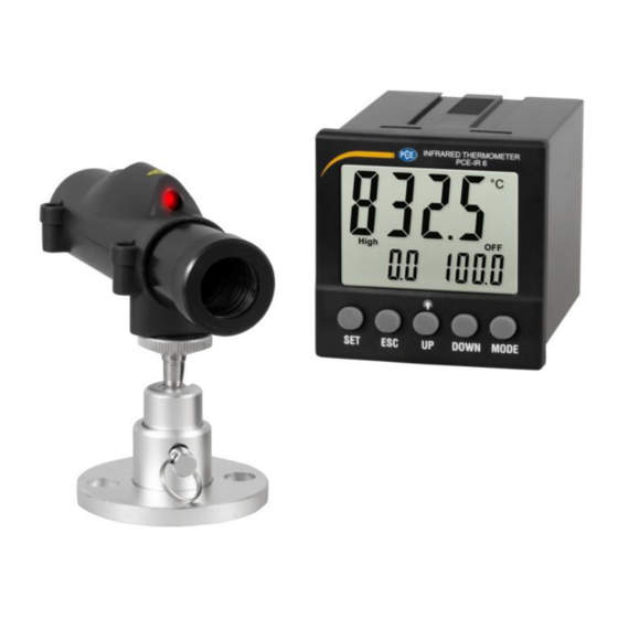PCE Instruments PCE-IR 6 User Manual