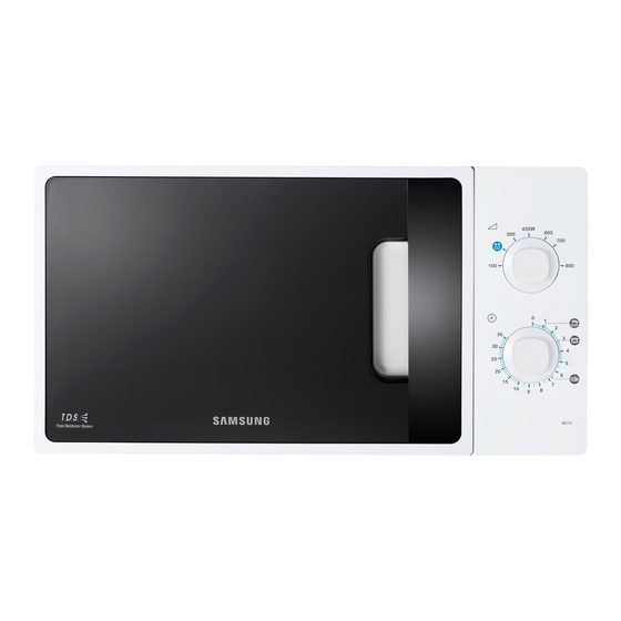 Samsung ME71A Owner's Instructions & Cooking Manual