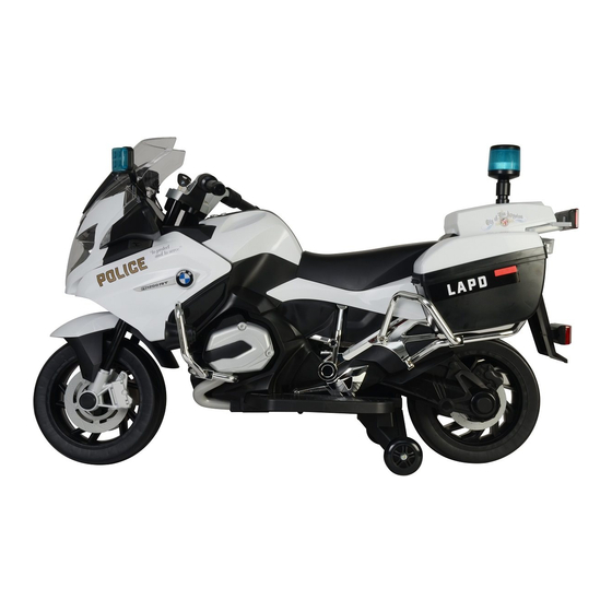 ALZA BMW R 1200 RT-P Electric Motorbike Manuals