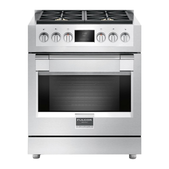 Fulgor Milano F6PGR304S2 Manuals