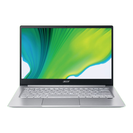 Acer Swift 3 SF314-59 Full HD Notebook Manuals