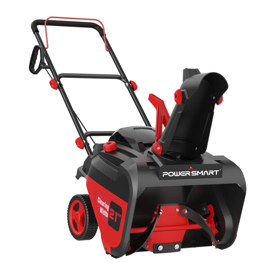 PowerSmart DB7006B - Gas Snow Thrower Manual