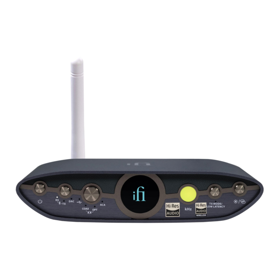 ifi ZEN Blue 3 User Manual