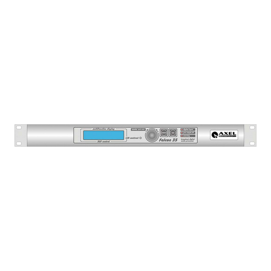 Axel Falcon 35 MKII User Manual
