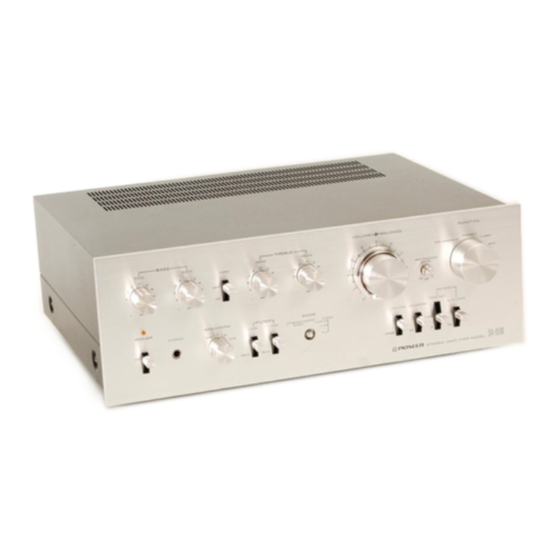 Pioneer SA-8500 GN User Manual
