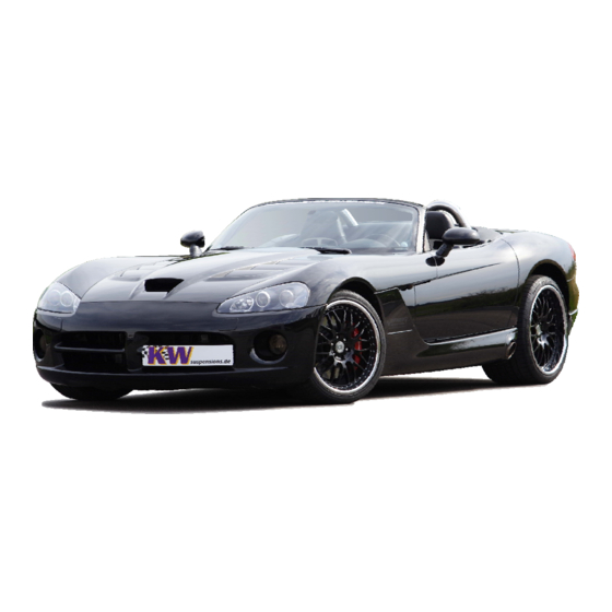 KW automotive 152 27 405 Instruction Manual
