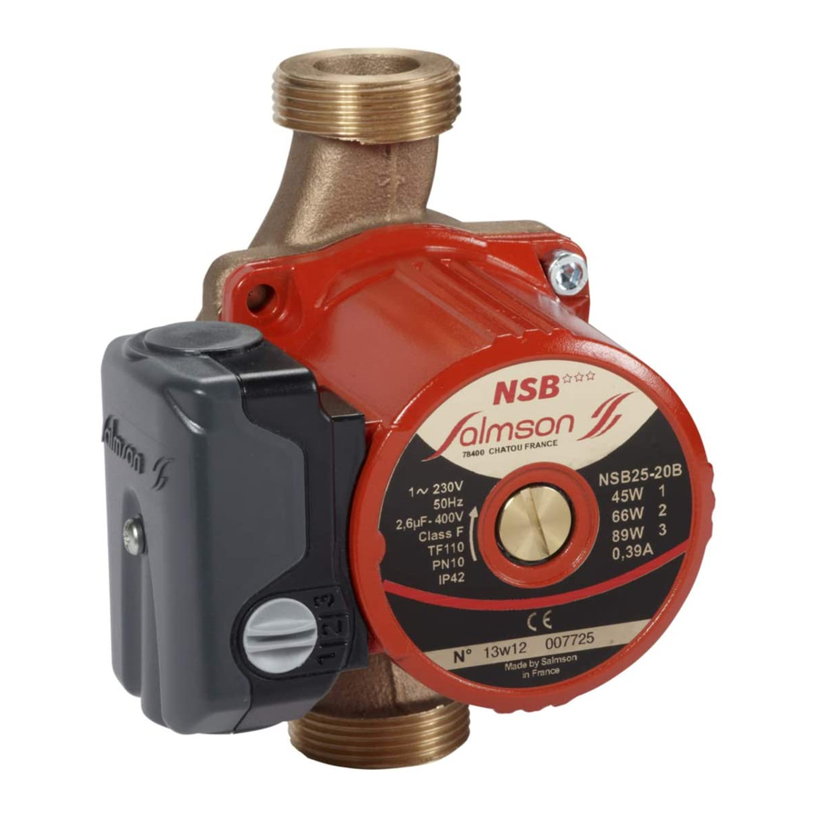 salmson NSB Manuals